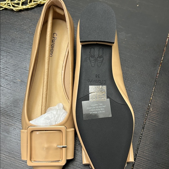 C.Paravano Women's Flats | Pointed Toe Ballet Shoes | Comfortable Flats Size 7.5 - Picture 9 of 11